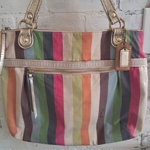 Coach Legacy Stripe Bag